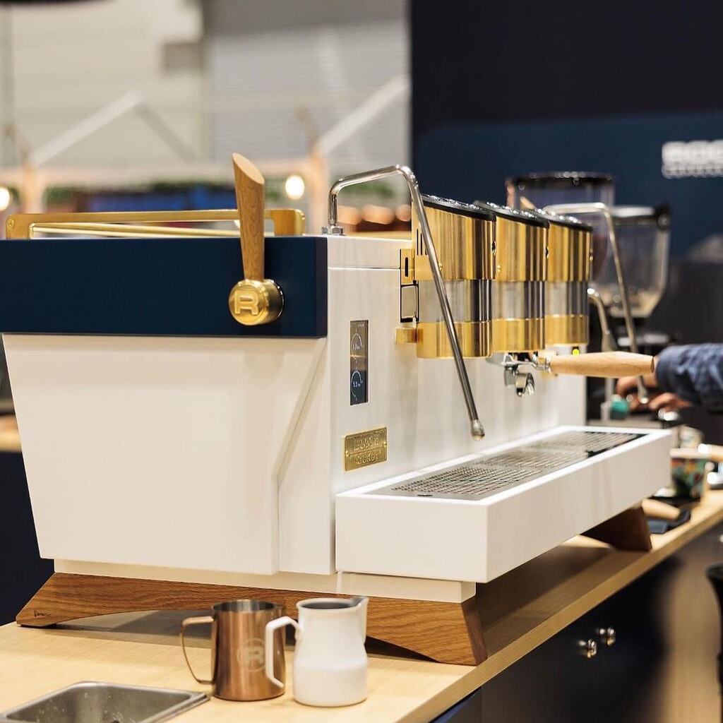 rocketespresso's tweet photo. Day Two at Melbourne International Coffee Expo with Australian partners @rocketespressoau featuring a custom Rocket Doppia by @specht_design #rocketdoppia #lineaprofessionale #rocketpeople https://t.co/0gLpB1fqnA https://t.co/ojoeJKgYvq