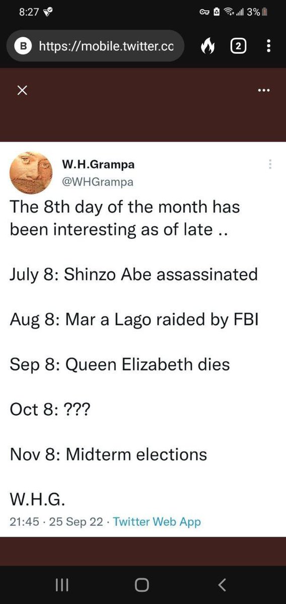 jonatha74062019's tweet photo. Ma quindi bisogna aspettarci qualcosa l’8 Ottobre? https://t.co/fCoDrdH5Aw