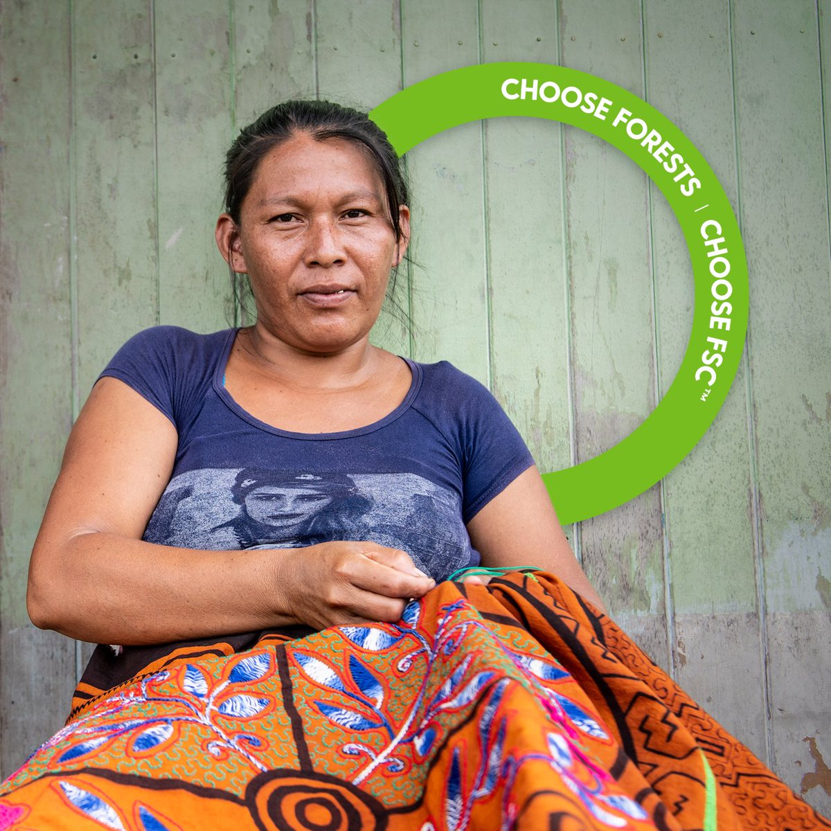 Nearly 70 million Indigenous People depend on #forests for their livelihood. 🌏
The protection of forests & Indigenous People's rights is vital. That's why FSC certification ensures that  their  rights are respected. 🧡
 #ChooseForests #ChooseFSC #FSCForestWeek  #indigenouspeople