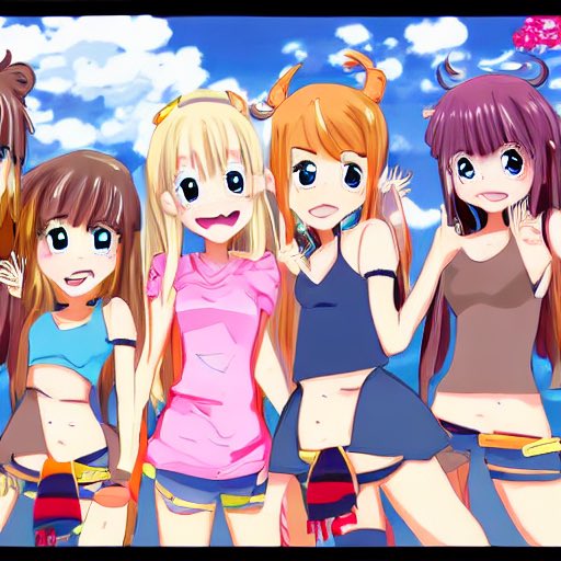 AIさんが描いてくれてたキャンプアニメ 