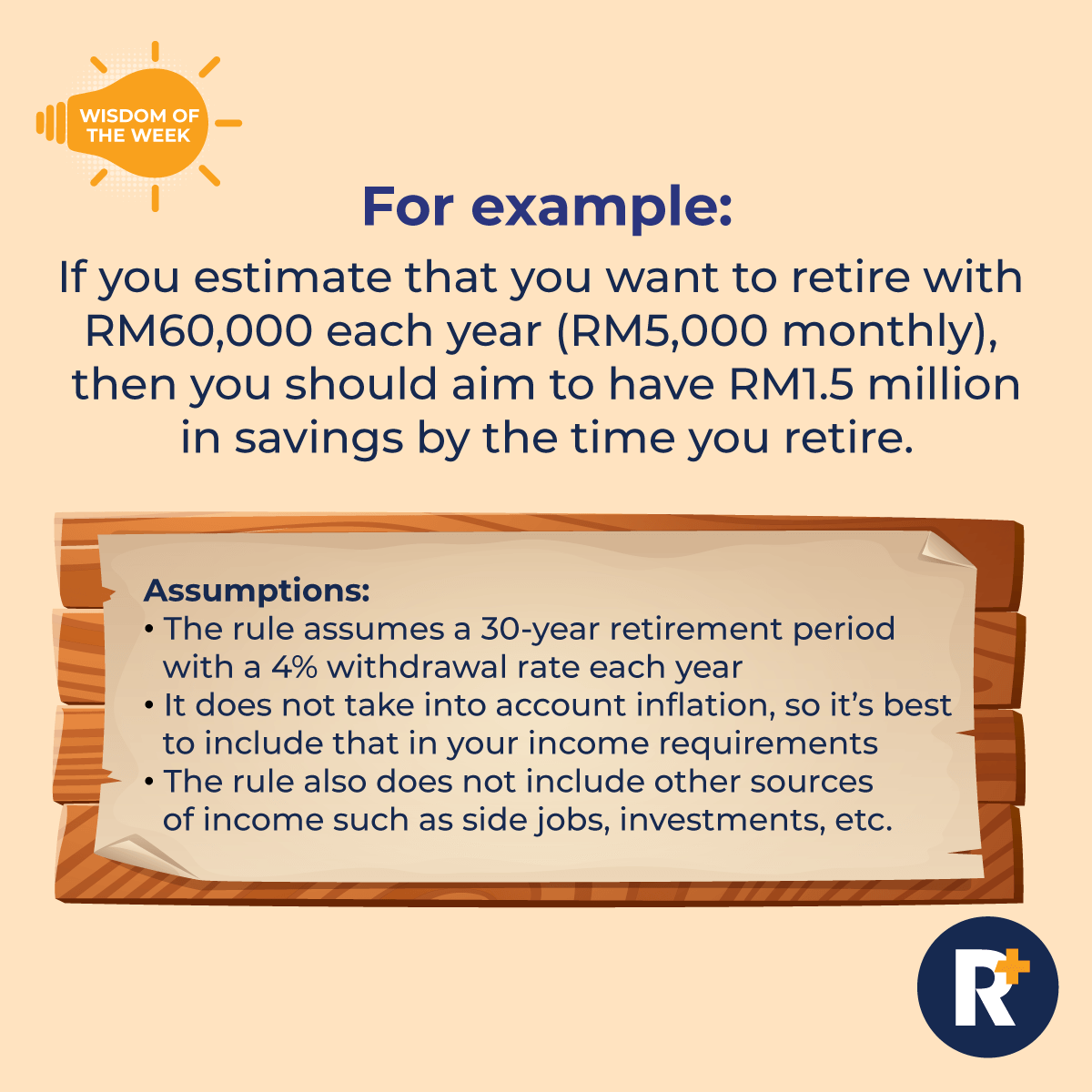 RinggitPlus's tweet photo. Here’s a simple guide that can give you a good view of your retirement needs as you start developing your retirement plans!
#RinggitPlus #ruleof25 #retirementplanning #financialfreedom #financialindependence https://t.co/PZyNT2AR5u