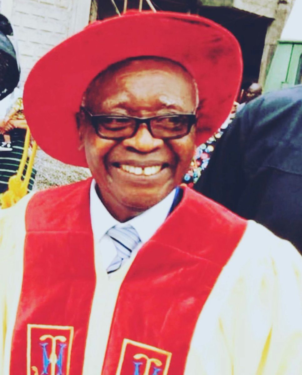 IgboHistoFacts's tweet photo. Prof. Sir Oleka Kelechi Udeala is 82yrs today.

Emeritus Prof. of Pharmacy. A native of Amokwe-item, Bende LGA of Abia state. He was the 9th VC of UNN, 1992 to 1995. In 1990, he founded IDQ Test kit used in detecting fake drugs, etc.

Let's RT to celebrate this great man alive 🙏 https://t.co/wgmYDDDcPi