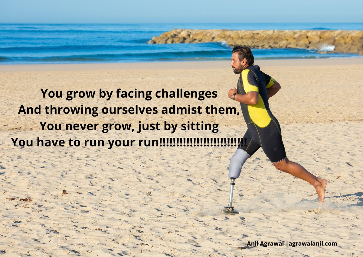 anil_agrawal0's tweet photo. You #grow by #facing #challenges
And #throwing #ourselves #admist them,
You never #grow, just by #sitting
You have to #run your #run!!!!!!!!!!!!!!!!!!!!!!!!!! https://t.co/2NISqhtrTf