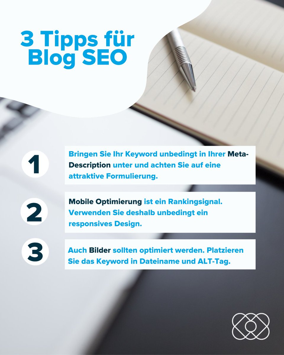 Durch professionelle Bloggen können Unternehmen Kunden über branchenspezifische Themen informieren und so mit dem eigenen Know-how Werbung betreiben.

Nutzen Sie Blogs in Ihrem Unternehmen?

#advidera #marketingagentur #digitalagentur  #seofürblogs #onlineredaktion
