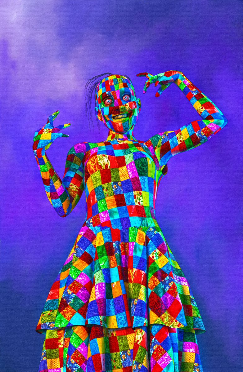 markspearsart's tweet photo. Patchwork Girl of Oz. #markspearsoz #markspearsmonsters #monsterart #patchworkgirl https://t.co/n6pSau7t7C