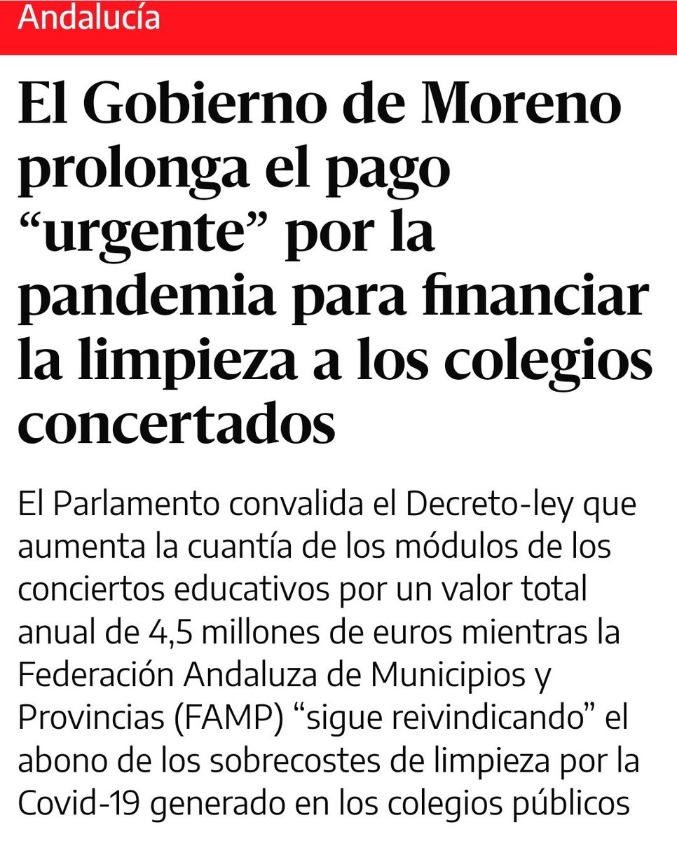 Esto se aprueba hoy
Mientras, los baños de tu cole a las 11 de la mañana dan asco
#Andalucía #Educación <a href="/ParlamentoAnd/">Parlamento Andalucía</a>