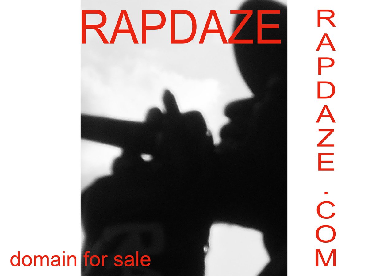 DomainsandNames's tweet photo. www.RAPDAZE

#Domain for Sale 
#rap #music #book #film #
#Domain for Sale 
#buydomains #DomainsList #DomainInfo #DomainsForSale
#investor
#invest https://t.co/MLccSEJa89