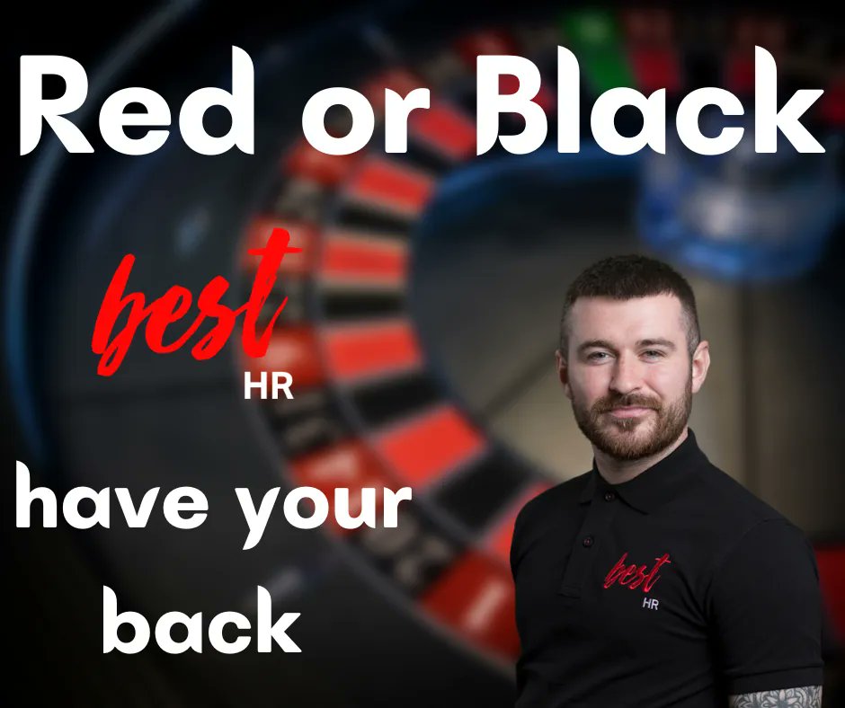 Recruiting the best talent can sometimes feel like a gamble, but it doesn't need to be! When covering your odds, why not choose red and black? Best HR has always got your back. 

Contact us to discuss what support you need. 

Besthr.co.uk 
recruitment@besthr.co.uk