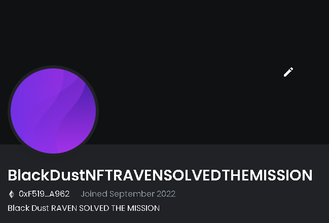 RAVEEEEEEENft's tweet photo. @BlackDustNFT LEZZZGOOO!! https://t.co/lJy6XMT3WX