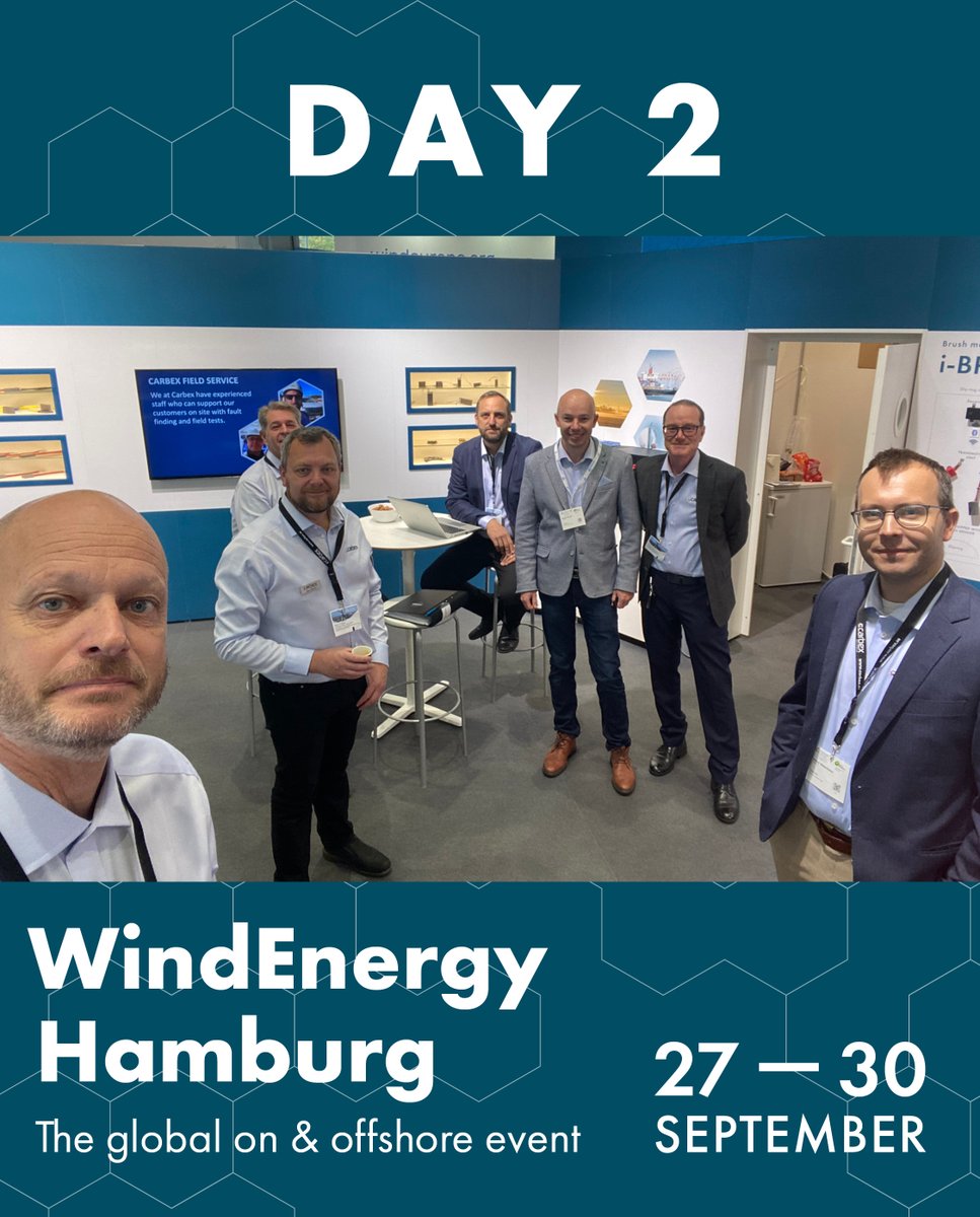 Day 2 of WindEnergy Hamburg, the global on &amp; offshore event!

Thank you all who visited us yesterday. We look forward to meeting new customers – don’t hesitate to visit us at stand B6.417.