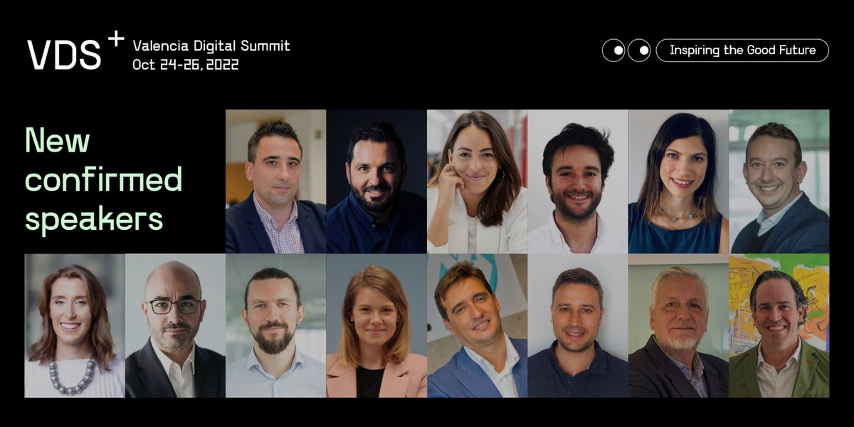 We keep adding new speakers to the #VDS2022 lineup 🤩

Some of them are <a href="/NiamhVianney/">Niamh Muldoon</a>, CISO at <a href="/Fenergo/">Fenergo</a>; <a href="/AlbertoLpezRey5/">Alberto López Rey</a>, Founding Partner at <a href="/genially_es/">Genially (Español)</a>; and <a href="/amcliment/">Andreu M. Climent</a>, CEO at <a href="/corifyAF/">Corify Care</a> 🙌

Get your free ticket for VDS and meet them! 👉 valenciadigitalsummit.com/register-in-pe…