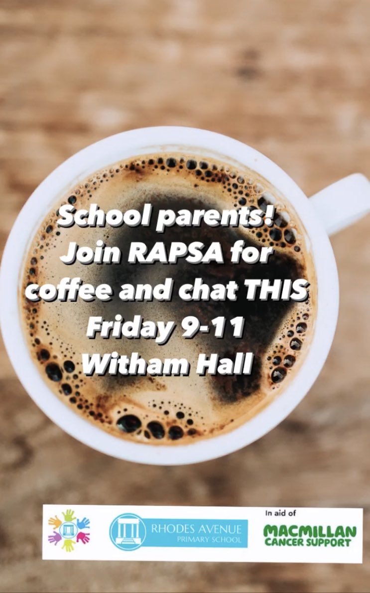 RapsaRhodes On Twitter RAPSA Macmillan Coffee Morning THIS Friday rapsarhodes-on-twitter-rapsa-macmillan-coffee-morning-this-friday