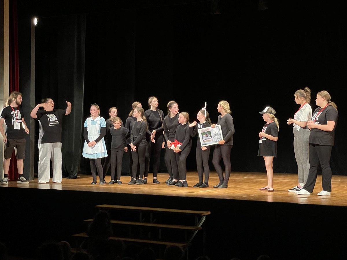 Recently, 12 of our students took a performance of Alice in Wonderland to the 6th International Children's Theatre Festival in Switzerland.

Working with children from Slovenia, Germany, Austria, Finland, Switzerland, Czech Republic and Lithuania, our students had a fab time!