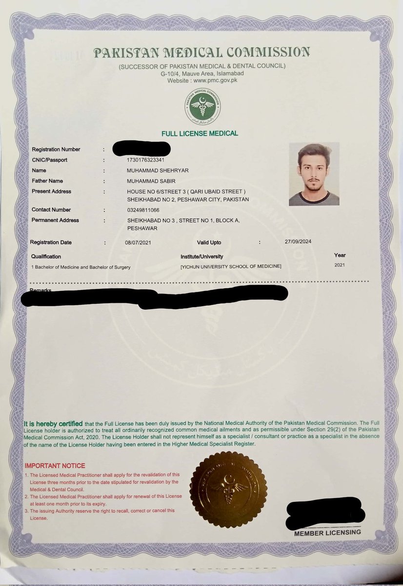 drsherryhere's tweet photo. AllhamDULILLAH 
Now Registered Medical practitioner (RMP)
"You become what you believe" 
Yet More to come in sha Allah .... ✍🏼😊
#Mbbs 
#dr https://t.co/2IF6oplGC9