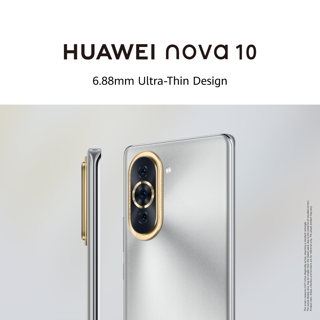 HuaweiZA's tweet photo. Make a statement with the new #HUAWEInova10 256GB π₯
#novaIsYou with an Ultra-Thin 6.88mm Design that fits seamlessly into your lifestyle!
Pre-order yours today! π https://t.co/W6CeeuxfxE https://t.co/9lairRcxPd