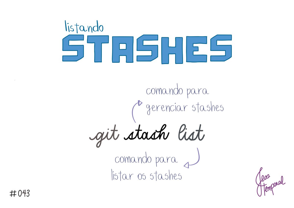 jesstemporal's tweet photo. Depois de um grande sabático o #GitFichas tá de volta!Quer listar os stashes que você tem guardado? Use
git stash list
Essa e mais fichas você encontra no: https://t.co/nLbJS68Em1
#Git #GitHub https://t.co/X69P7hyHuD