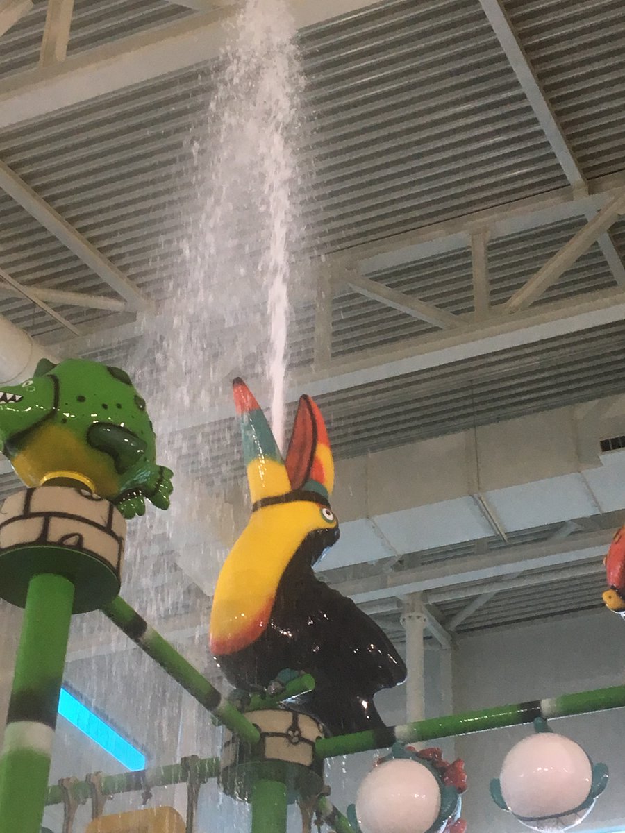 HippoLeisure's tweet photo. Guess the mystery item...
It is (of course) a toucan and proudly sits on top of the water play structure at SC2 in Rhyl, shooting water from its beak directly into the air and soaking those below.
#sc2rhyl #interactivewaterfeatures #waterplayfeatures #swimmingpoolsquirts https://t.co/95UFlHMQkd