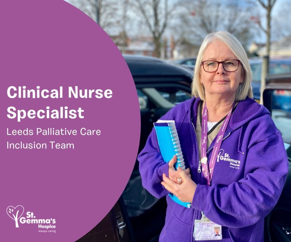 Applications for our community-based Clinical Nurse Specialist vacancy close next Friday, 7th October. To learn more about this rewarding and challenging role within the St Gemma's Inclusion Team, visit recruitment.st-gemma.co.uk/home/clinical-….

#NurseJobs #LeedsJob #JobVacancy