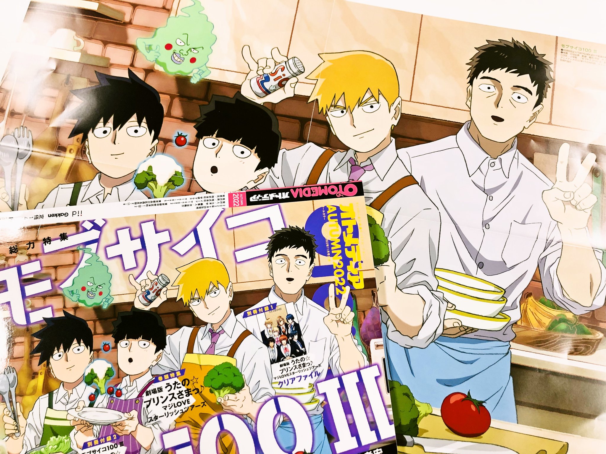 Amazon.co.jp: モブサイコ展 入場特典 色紙 霊幻 芹沢 モブサイコ100