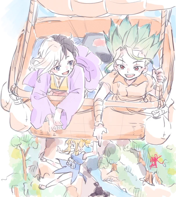 ちょいちょいドッスト好きがふぉろわにいるっぽいので別垢の過去絵乗せとく 