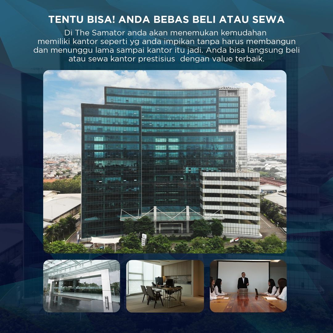 thesamator's tweet photo. Kata
 orang-orang, punya kantor itu ribet. Mulai dari pencarian lokasi, ijin 
pembangunan, interior, exterior, dan masih banyak lagi. Tapiii, emang 
iya seribet itu kalau mau punya kantor? 🧐🧐

#samatorscapes #samatorgroup #officespace #building #officeforsale #officeforrent https://t.co/EigB6TTwy4