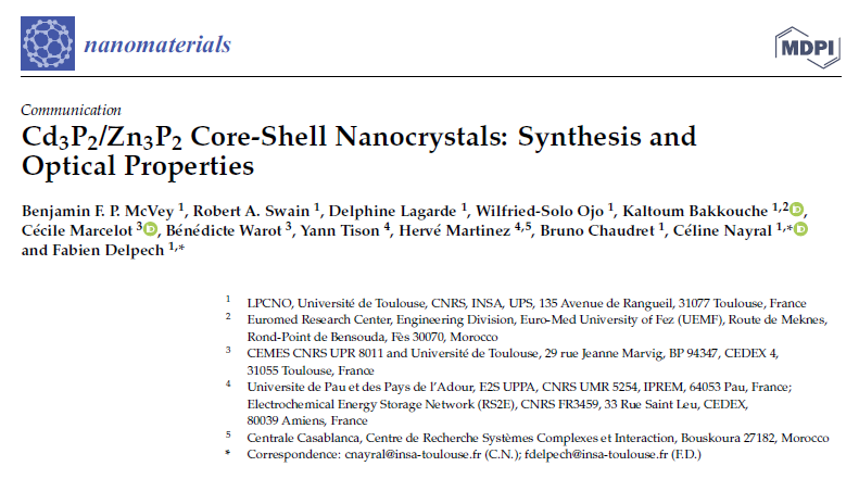 EnergyRS2E's tweet photo. ▶️ New #OpenAccess article about #nanomaterials, #cadmium, #zinc, #synthesis, and #QuantomDots ! 💻⚛
https://t.co/ArYwPFR5e0
@INC_CNRS, @CNRSAquitaine, @Univ_Toulouse, @LPCNO_, @UEMFes, @CEMES_CNRS, @universite_uppa, @centralecasa https://t.co/eo5uYVm0hu