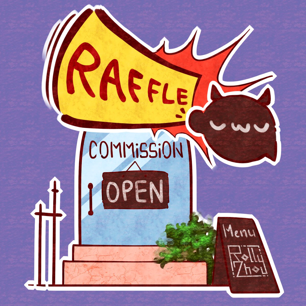 RollyZhou_'s tweet photo. 👑Promotional Raffle👑 
📢 Open for Commissions!

Another raffle is ongoing simultaneously on IG! 
Double your chances by joining both 👀✨
https://t.co/O7NE4VkJKd

#artraffle #commissionsopen https://t.co/26HVy0sIjP
