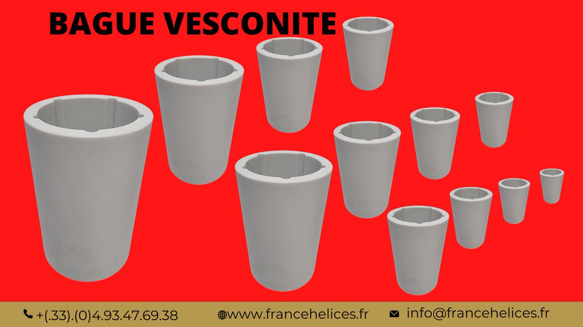 francehelices's tweet photo. Pour votre bague en vesconite, contactez FRANCE HELICES : info@francehelices.fr
04.93.47.69.38
Important stock de bagues bronze, résine, livraison rapide.
#vesconite #matierevesconite #baguehydrolubevesconite #baguevesconite #douillehydrolube #baguehydrolube https://t.co/zoGlrRhAab