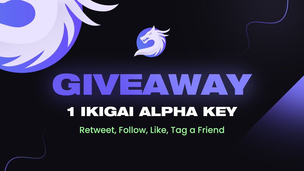 🐉 We are giving away 1 Alpha key! Rules: - Retweet - Follow - Like - Tag a friend 🍀 Winner will be extracted in 72h.