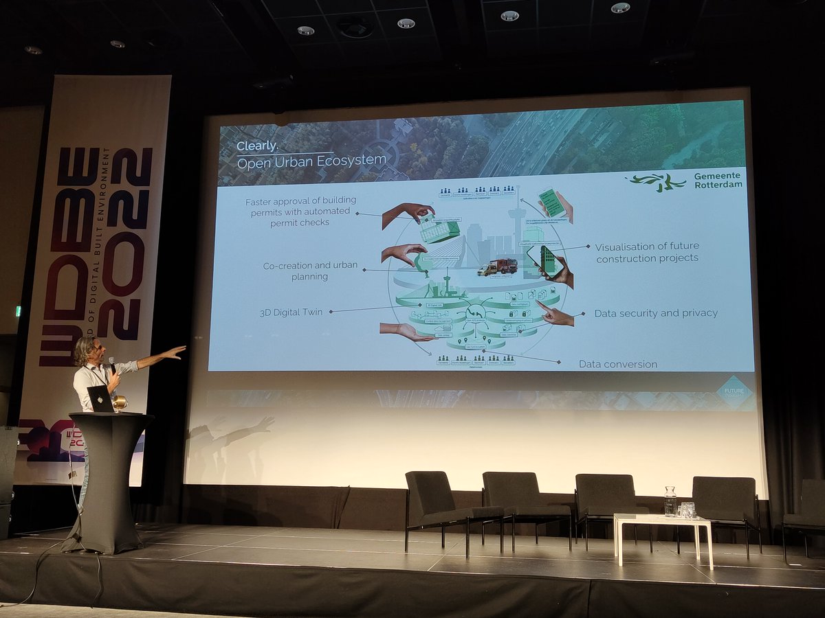 .#WDBE conference in full speed. The Netherlands has set an ambitious goal: one million new homes in thirteen years. This must be achieved in a smarter, cleaner, faster way. <a href="/rickklooster/">Rick Klooster</a>, @DennisHauer, <a href="/victoralbers/">Victor Albers</a>