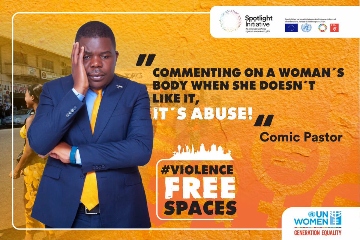 Let her be, 
Stop the abuse 🛑
Stop the violence 🛑
#ViolenceFreeSpaces 
<a href="/thecomicpastor/">The Comic Pastor</a> 
<a href="/UNZimbabwe/">UN Zimbabwe</a> 
<a href="/euinzim/">EU Delegation to Zimbabwe 🇪🇺</a> 
<a href="/PachotoTribe/">Katswe Sistahood</a> 
<a href="/euinzim/">EU Delegation to Zimbabwe 🇪🇺</a> 
<a href="/GlobalSpotlight/">Spotlight Initiative</a>