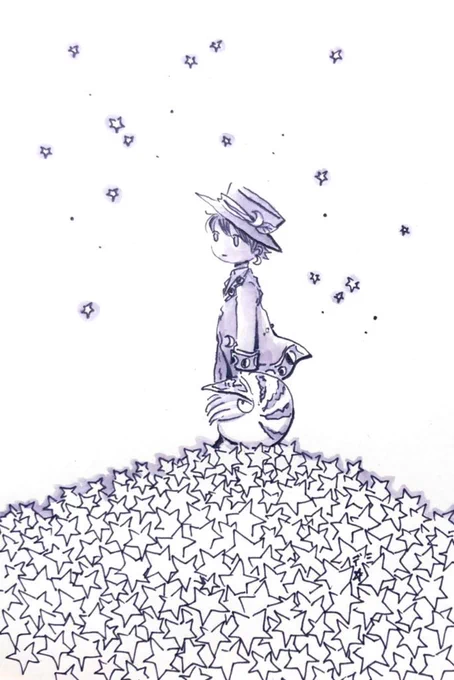 ここら辺も気に入ってるので追加ぁラフな絵はわりとたくさんふらふら描いてたりしますね。 