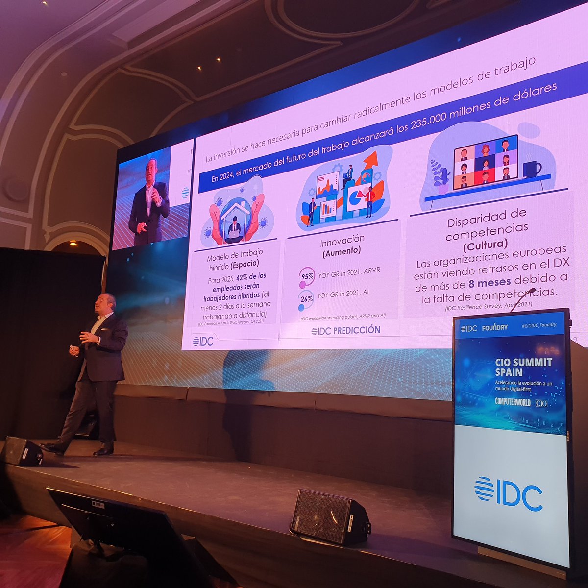 En 2025, el 42% de los trabajadores serán híbridos (al menos 2 días de teletrabajo)

El talento es cada vez más importante. Se están produciendo retrasos de más de 8 meses por la falta de competencias

 <a href="/jcano/">José Antonio Cano</a> en #CIOIDC_Foundry <a href="/IDCSpain/">IDC | Spain</a>