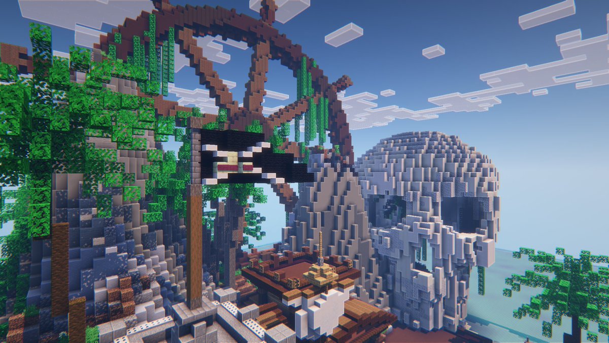 BuildRoomTeam's tweet image. 💎 Folium Construct | Build 

A #Minecraft #onepiece themed pirate island. Complete with a pirate ship, giant skull and a small base.

🔨 By __JanBanan__

#Minecraft #minecraft建築コミュ #Minecraft軍事部 #Minecraftbuilds #MinecraftServer