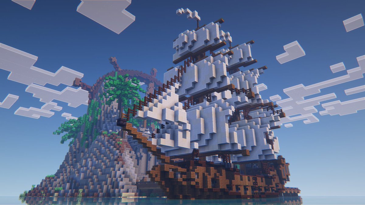 BuildRoomTeam's tweet image. 💎 Folium Construct | Build 

A #Minecraft #onepiece themed pirate island. Complete with a pirate ship, giant skull and a small base.

🔨 By __JanBanan__

#Minecraft #minecraft建築コミュ #Minecraft軍事部 #Minecraftbuilds #MinecraftServer