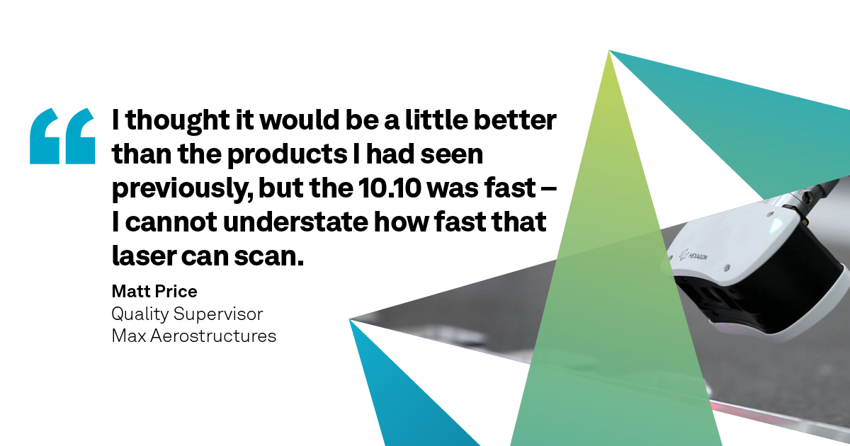 HexagonMI's tweet image. Take a look at our latest #CaseStudy for full details about how @MAXaero_ICT introduced our #HPL1010 #LaserScanner to their #CMM #QualityInspection process, and how the result was incredible time savings on the #measurement of large #aerospace parts 👉 hxgn.biz/3GjQp0A