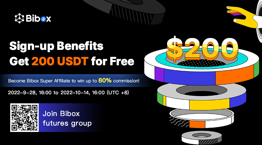 🎁Bibox Futures Sign-up Benefits
💰Get 200 USDT for Free!
⏰Time: 2022-9-28, 16:00 to 2022-10-14, 16:00 (UTC +8)
👉Fill in the forlm to become Bibox Super Affiliate to win up to 80% commission! forms.gle/t2AD27XkNhw6Jx…