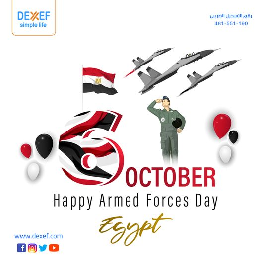 dexeferp's tweet photo. تهنىء شركة #DEXEF المصرين والعرب بمناسبة حرب #أكتوبر المجيدة 6 / 10 / 1973
حيث نقف تحية تقدير واحترام لكل جندي وضابط مصري استشهد من أجل الدفاع عن الوطن . ✨
#تحيا_مصر دائما وابدا
#٦أكتوبرأسطوره_شعب
#٦_أكتوبر https://t.co/bHv3hfHZk6