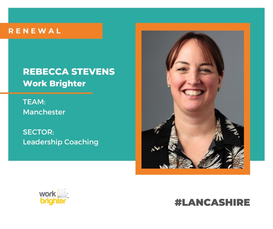 NetworkinUk's tweet photo. #TeamManchester is delighted to have Rebecca Stevens from Work Brighter on the team once again, offering her expertise as a Leadership Coach for another year.  
Discover more about our amazing Manchester Advocates here https://t.co/yLvkEuRtlJ
#manchester #networking #networkIN https://t.co/avjImdCVT6