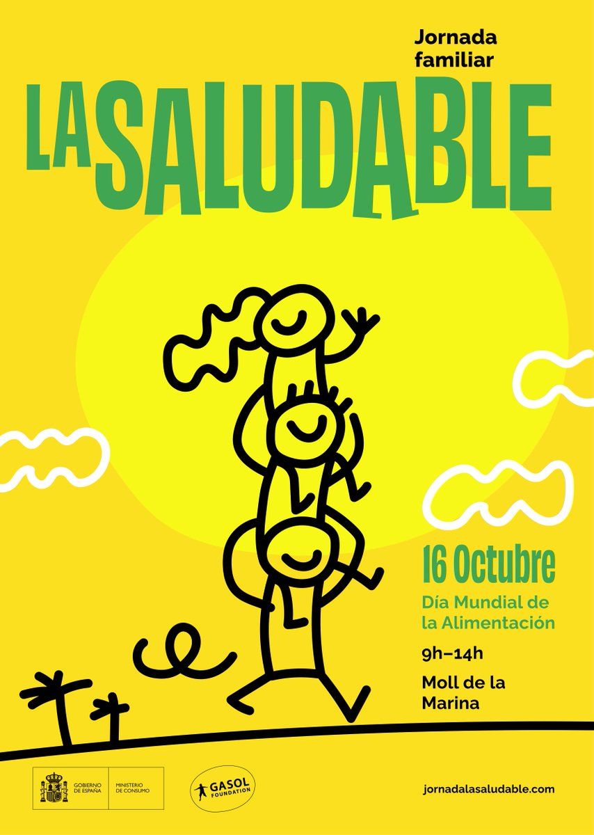 GasolFoundation's tweet photo. 🥗🫶¡El 16 de octubre llega La Saludable!

Junto con @consumogob , organizamos una jornada familiar llena de actividades, juegos, diversión y muchas sorpresas 🙌🤸

https://t.co/qqBOodEmKH https://t.co/vpuaqtKFrb