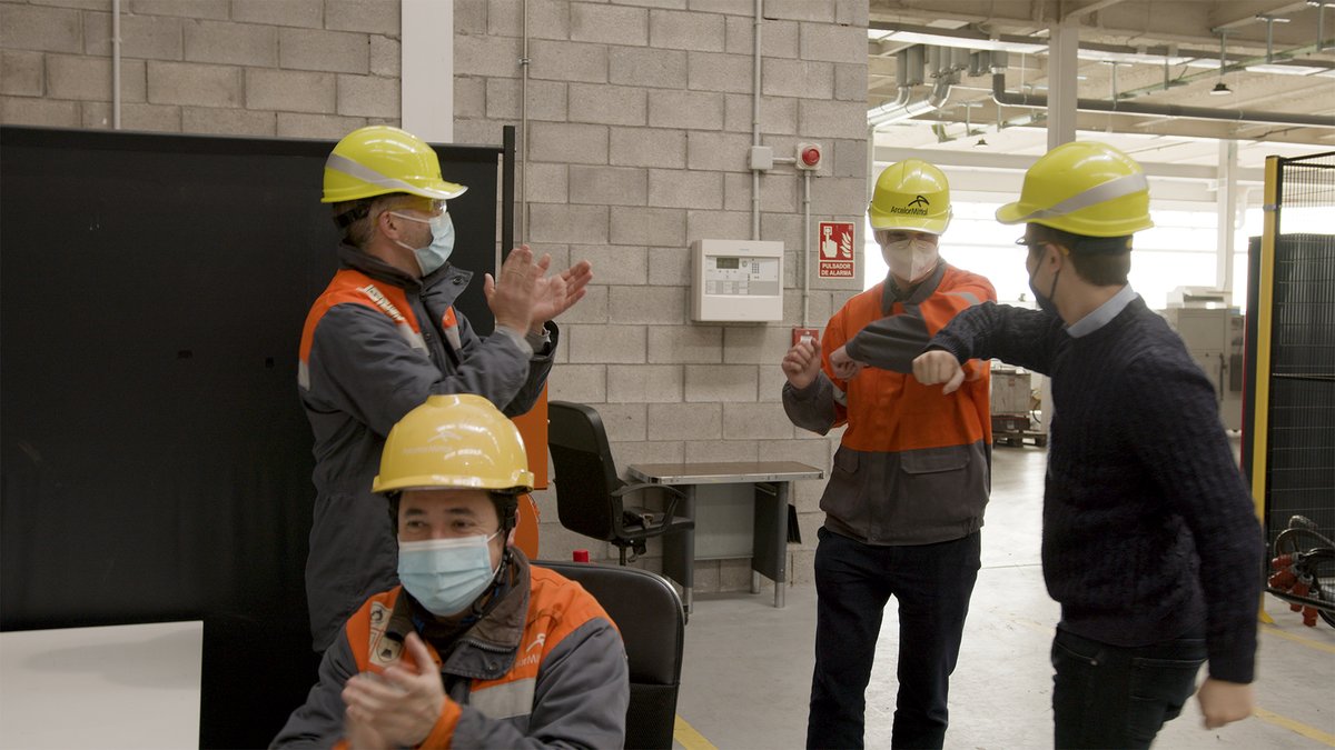ArcelorMittal's tweet photo. "Steel is a key material in hyperloops"-excited to unveil the latest milestone in our work with the talented folk @zeleros who are developing a scalable hyperloop to transform travel. The film was shot at our Rail Excellence Centre in Spain! #smartersteels https://t.co/5e8oW32tlo https://t.co/yRcNYRDxCA