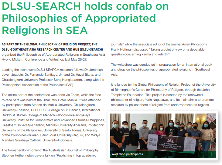 yujinnagasawa's tweet photo. A report on the Bangkok conference for the Philosophy of Appropriated Religions in Southeast Asia project which took place earlier this month. Thanks again to the lovely people in the region, esp. @Sonamsangbo, @joven_joaquin, Hazel Biana and Fernando Santiago. https://t.co/FjKNMyoj7L