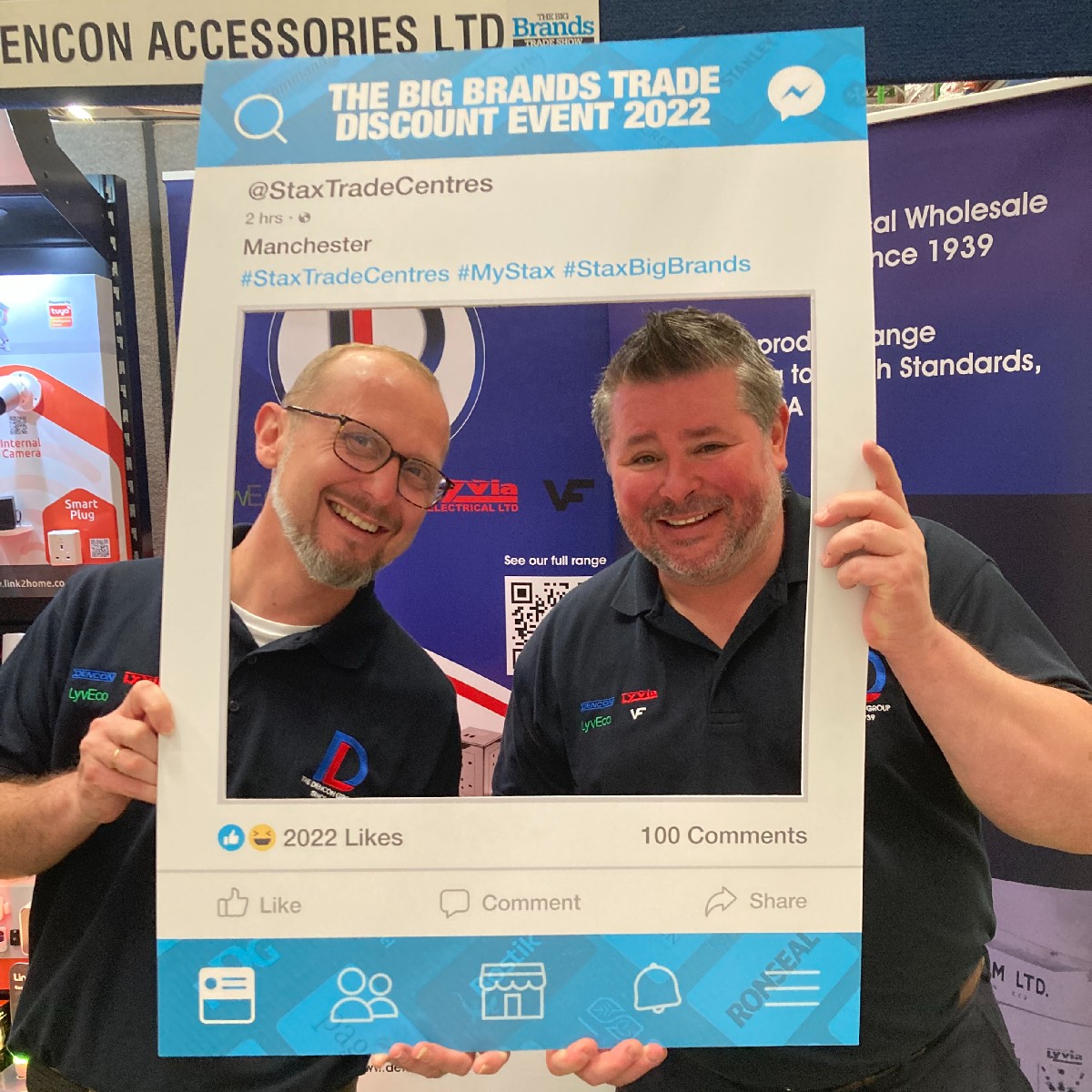 StaxTradeCentrs's tweet photo. Here is what Gavin &amp; Damien from @DenconA had to say about our Big Brands event...

“Big Brands is great because you get to meet customers &amp; suppliers face to face. After Covid we’ve wanted to get everything going again, and events like this make it happen."

#StaxBigBrands https://t.co/oLTS7Xfmtt