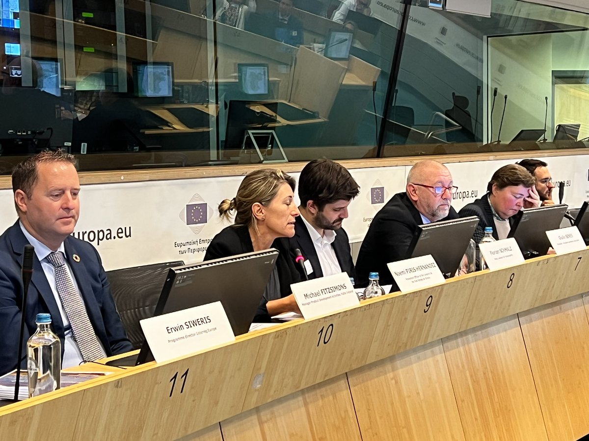 OurWay18's tweet photo. Round Table of the Final Conference: #Greenways at the heart of the European Agenda for #tourism.
#OurWayFinalC
@SenesGiulio https://t.co/jJr7umVr3A