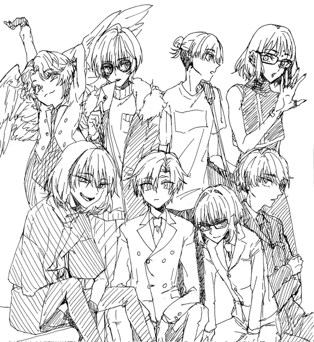 自キャラスーパーかわいい集合絵 