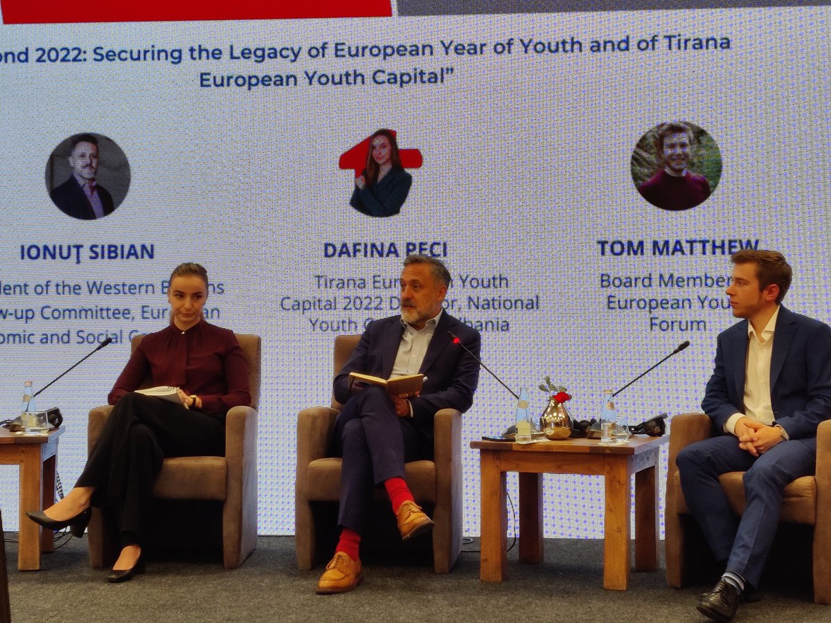 EESC External Relations (@eesc_rex) on Twitter photo 🔛#TCF2022 🗣️<a href="/EU_EESC/">European Economic and Social Committee</a> opinion on #Youth Policy in the #WesternBalkans and the follow up conference in #Prague showed that evidence based policies and adequate budget allocations for #Youth policies are 🗝️ for success.
<a href="/ionutsibian/">ionut sibian</a> 🔛#TCF2022 🗣️<a href="/EU_EESC/">European Economic and Social Committee</a> opinion on #Youth Policy in the #WesternBalkans and the follow up conference in #Prague showed that evidence based policies and adequate budget allocations for #Youth policies are 🗝️ for success.
<a href="/ionutsibian/">ionut sibian</a>