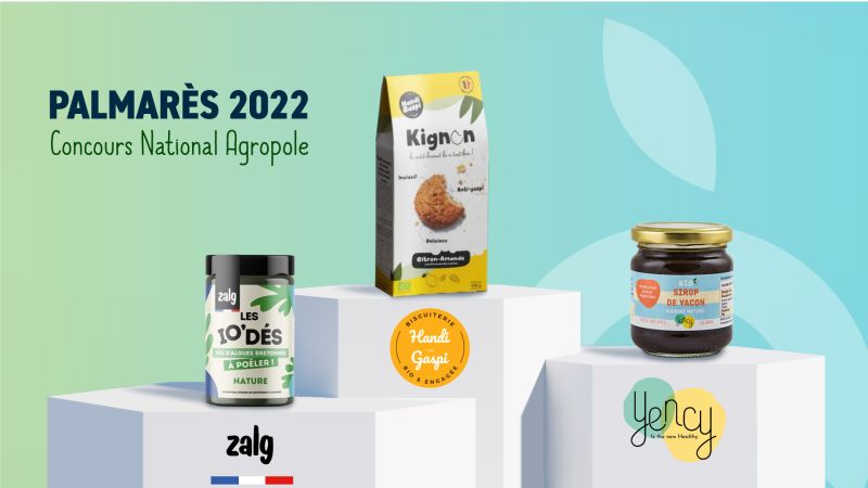 L'agroalimentaire français ne cesse d'innover 💡 Nous sommes fiers de vous annoncer les lauréats du 29ème Concours National Agropole :

🥇 La Biscuiterie Handi-Gaspi
🥈 Yency
🥉 Zalg

En savoir plus sur le concours 👇
bit.ly/3y0uBnT

#innovation #startup #agroalimentaire
