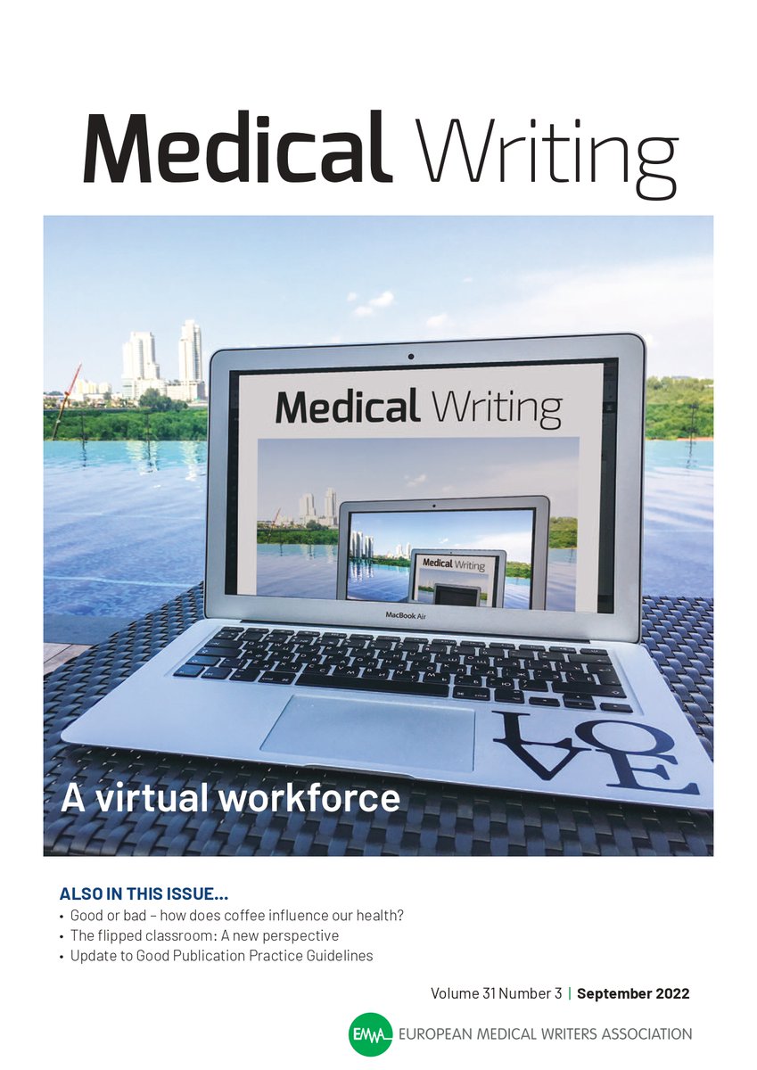 Official_EMWA's tweet photo. The September issue of Medical Writing is now available online.
The theme is "A Virtual Workforce"
#MedicalWriting #VirtualWorking
https://t.co/nx0Kw5lyRD https://t.co/tugkn6TCpF