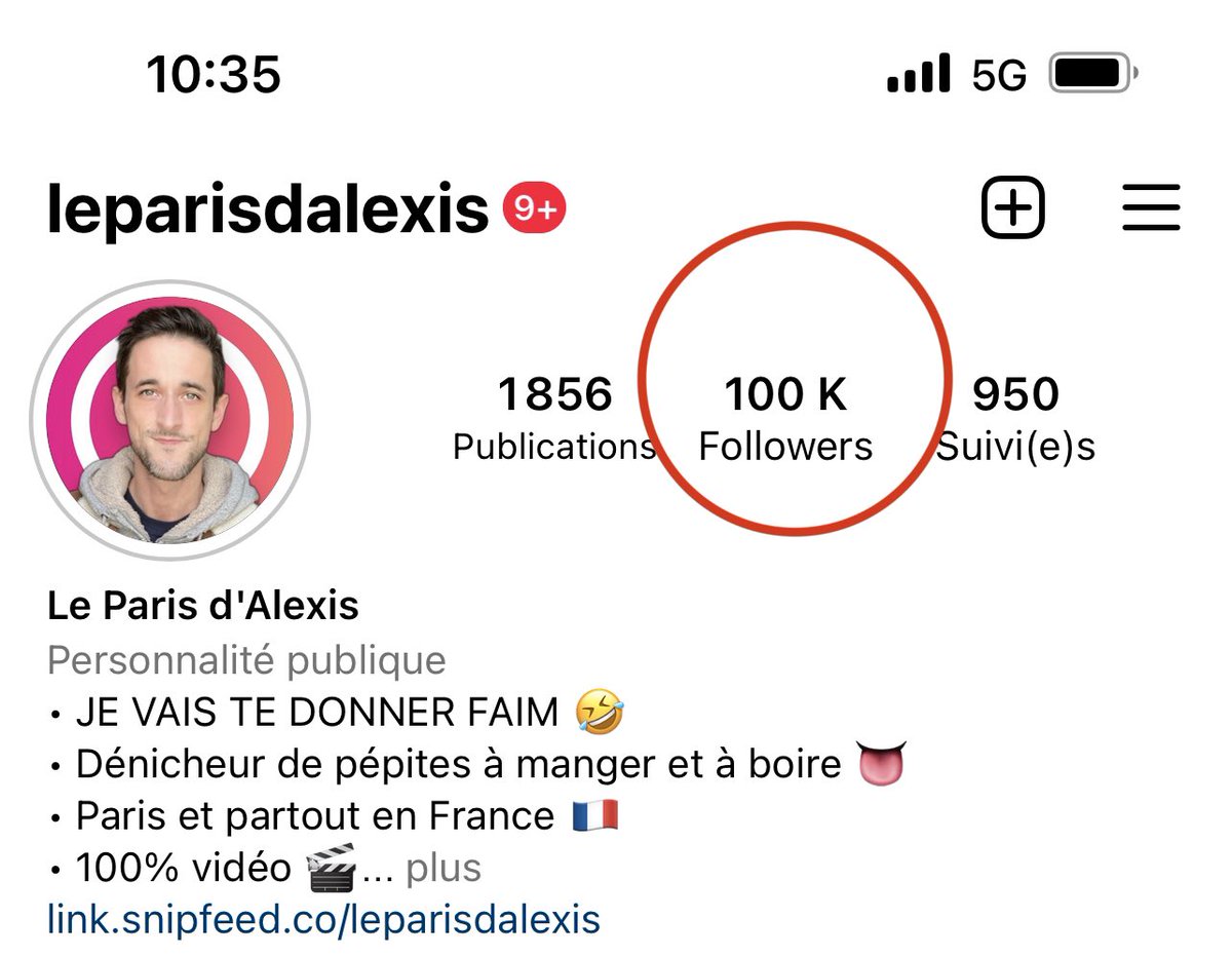 Vous êtes 100.000 à suivre mes aventures gastronomiques sur Insta ! Merci 🙏  Instagram.Com/leparisdalexis ❤️