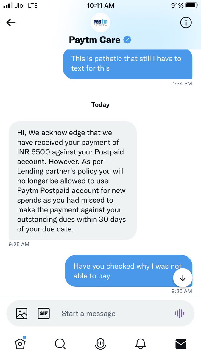 FarhanA48395680's tweet image. #paytm #vijayshekarsharma Guys if you’re using paytm please stop that now because they are very good in making fool of a customer I tried to contact customer care for the late payment and now after I paid the bill they blocked my account.#stopusingpaytm